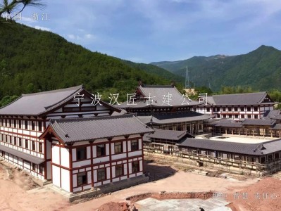 泰兴寺院重建工程施工